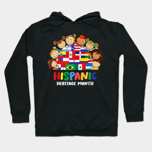 Hispanic Heritage Month Shirt Kids Boy Girl Toddler Latino Hoodie